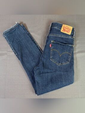Levi’s 721 High Rise Skinny Jeans Womens 26 Distressed Stretch Denim